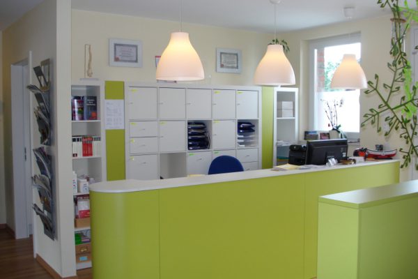 Empfang der Vitalogie Praxis Buchholz in der Nordheide